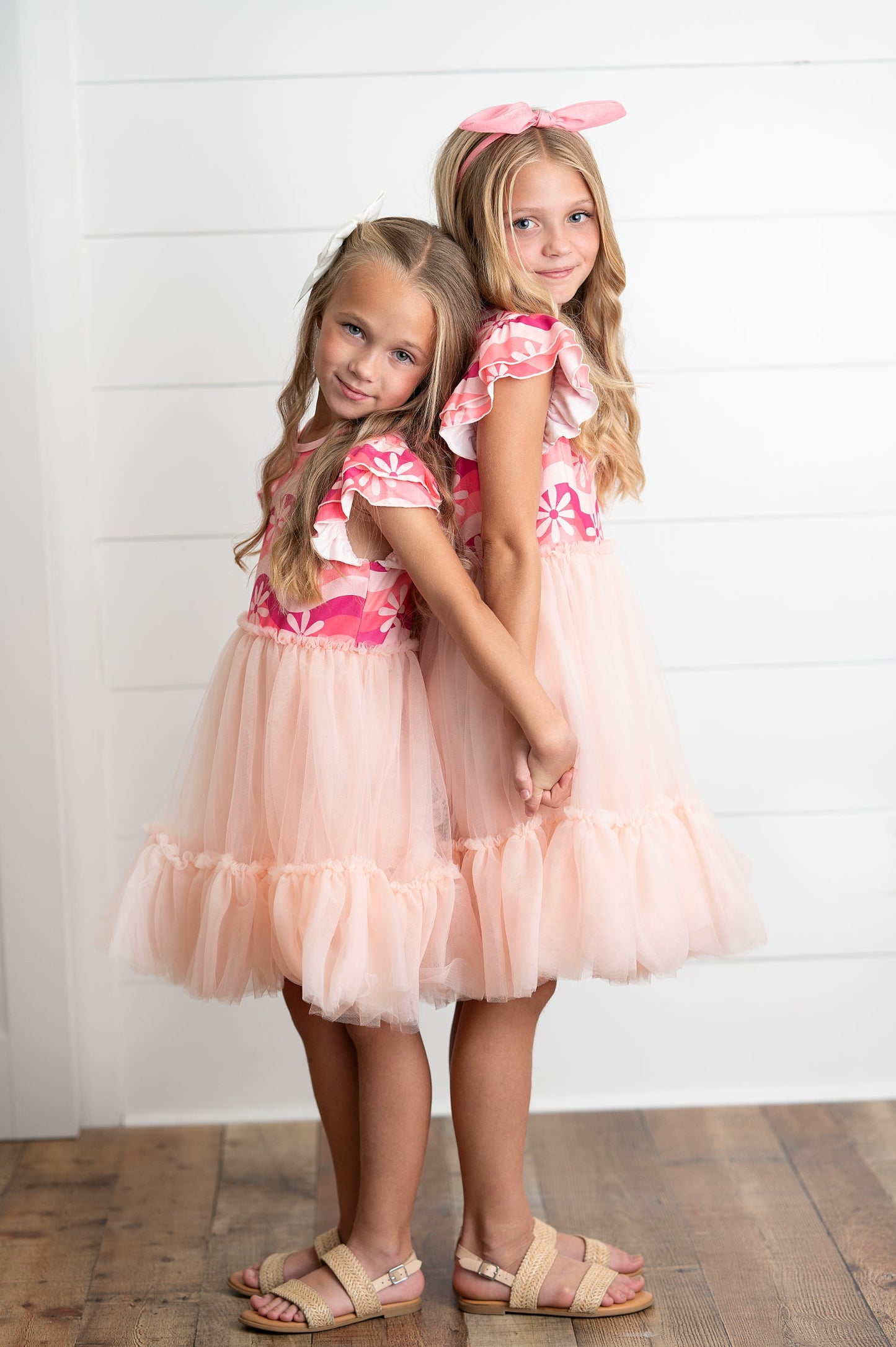 Pink Wave Tulle Dress