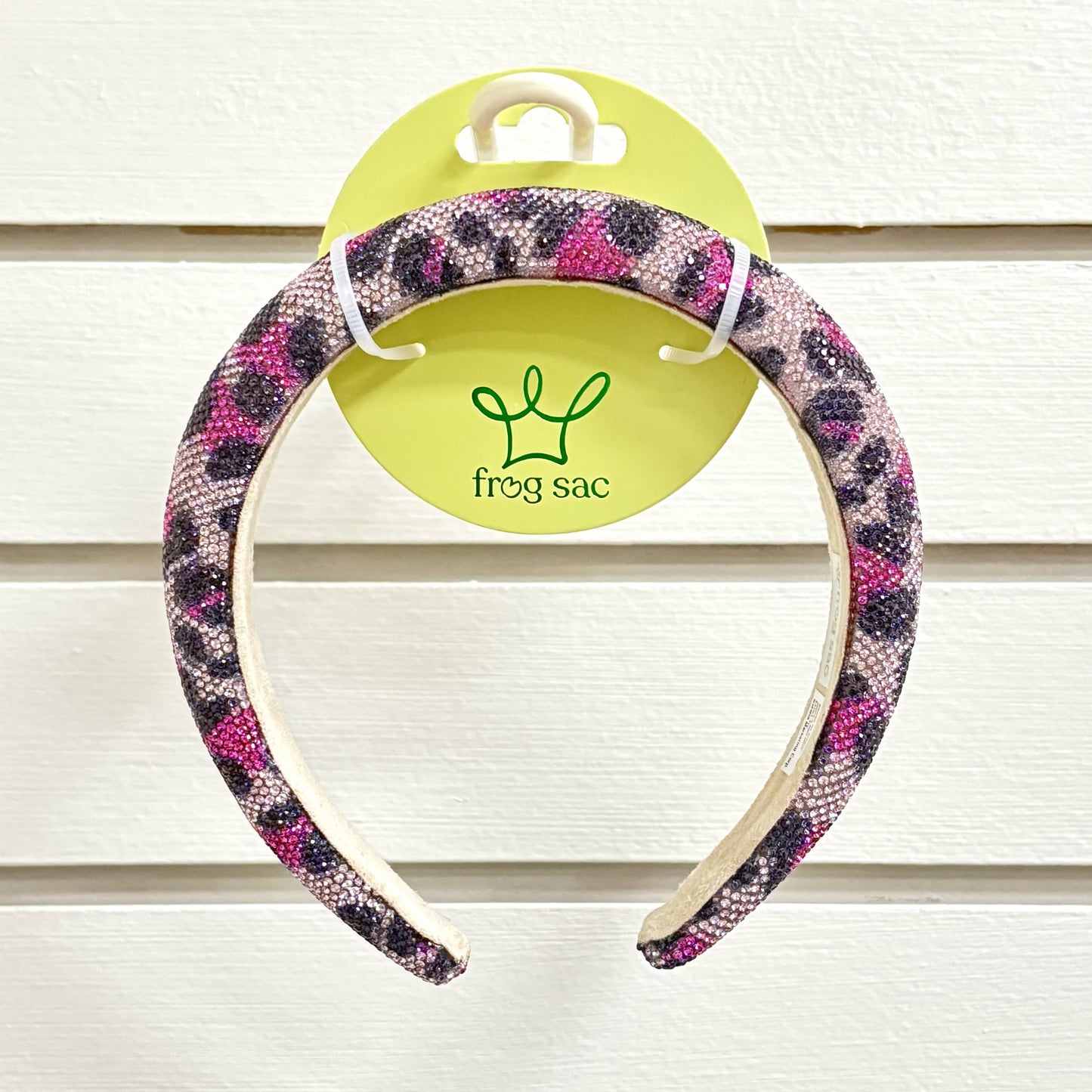 Rhinestone Headband - Kids Leopard Animal Print