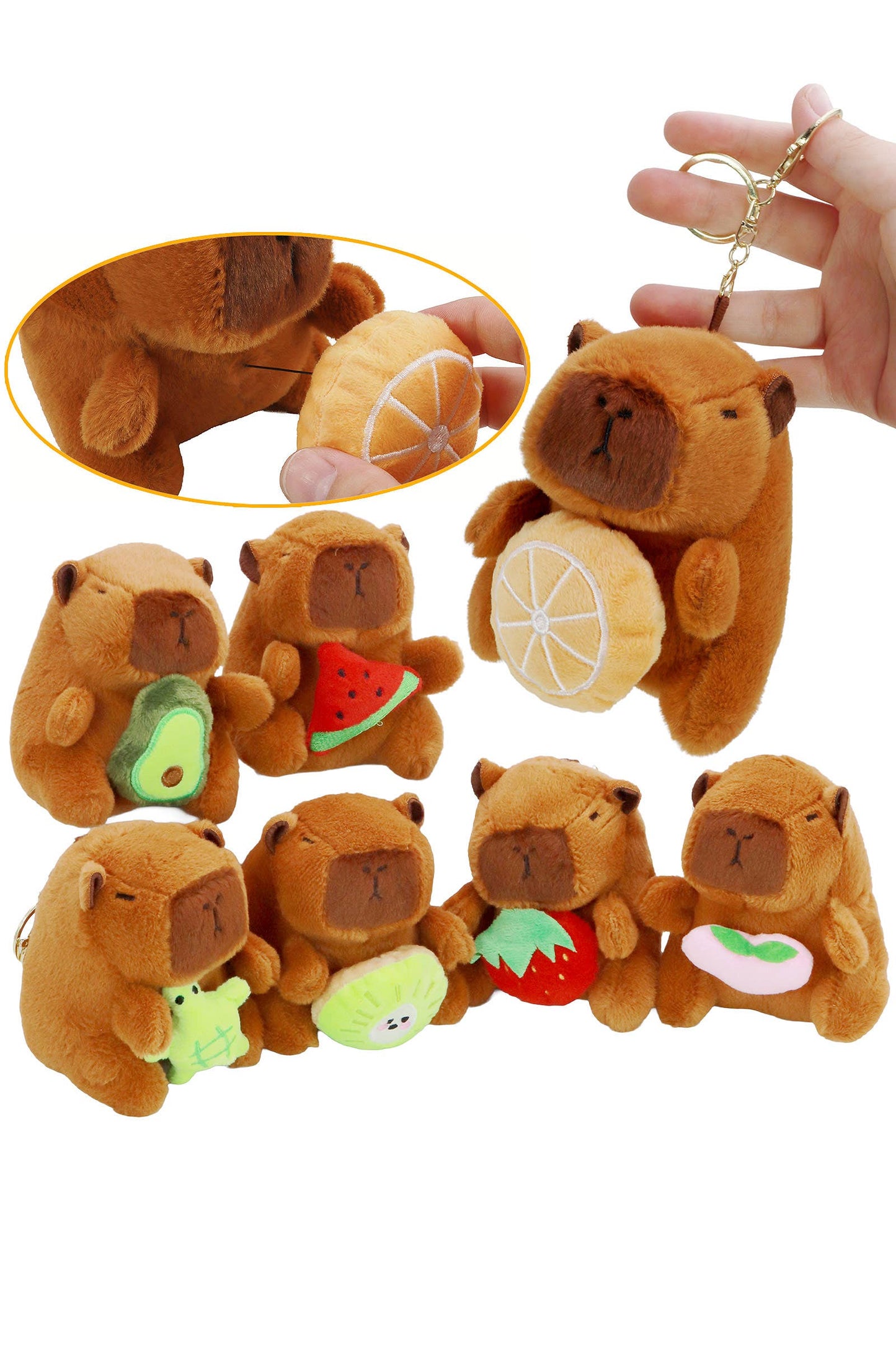 Capybara Key Chain