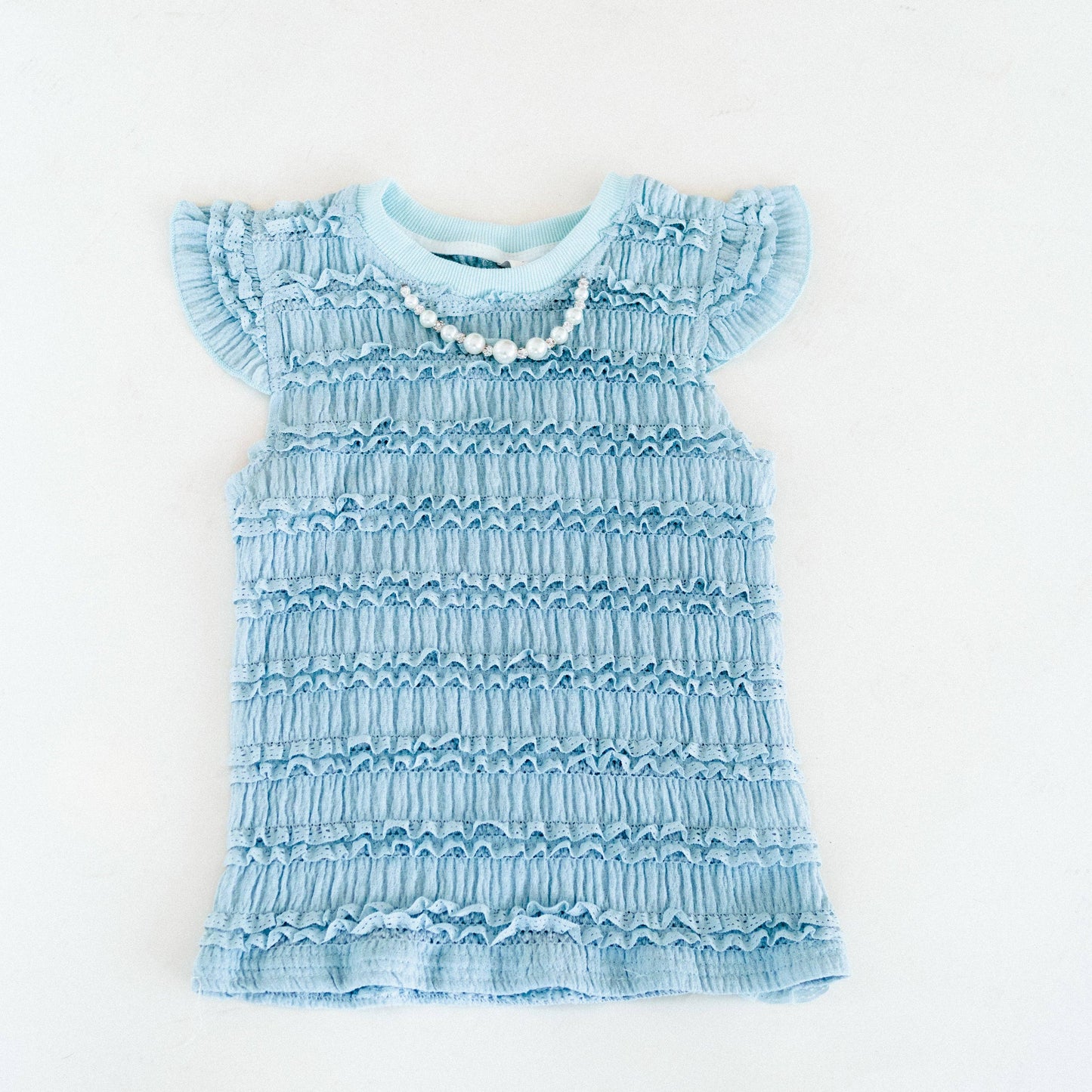 Ruffle Blue Pearl Outfit- Child