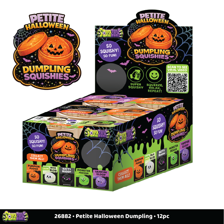 Mini Spooky Halloween Squishy Dumpling