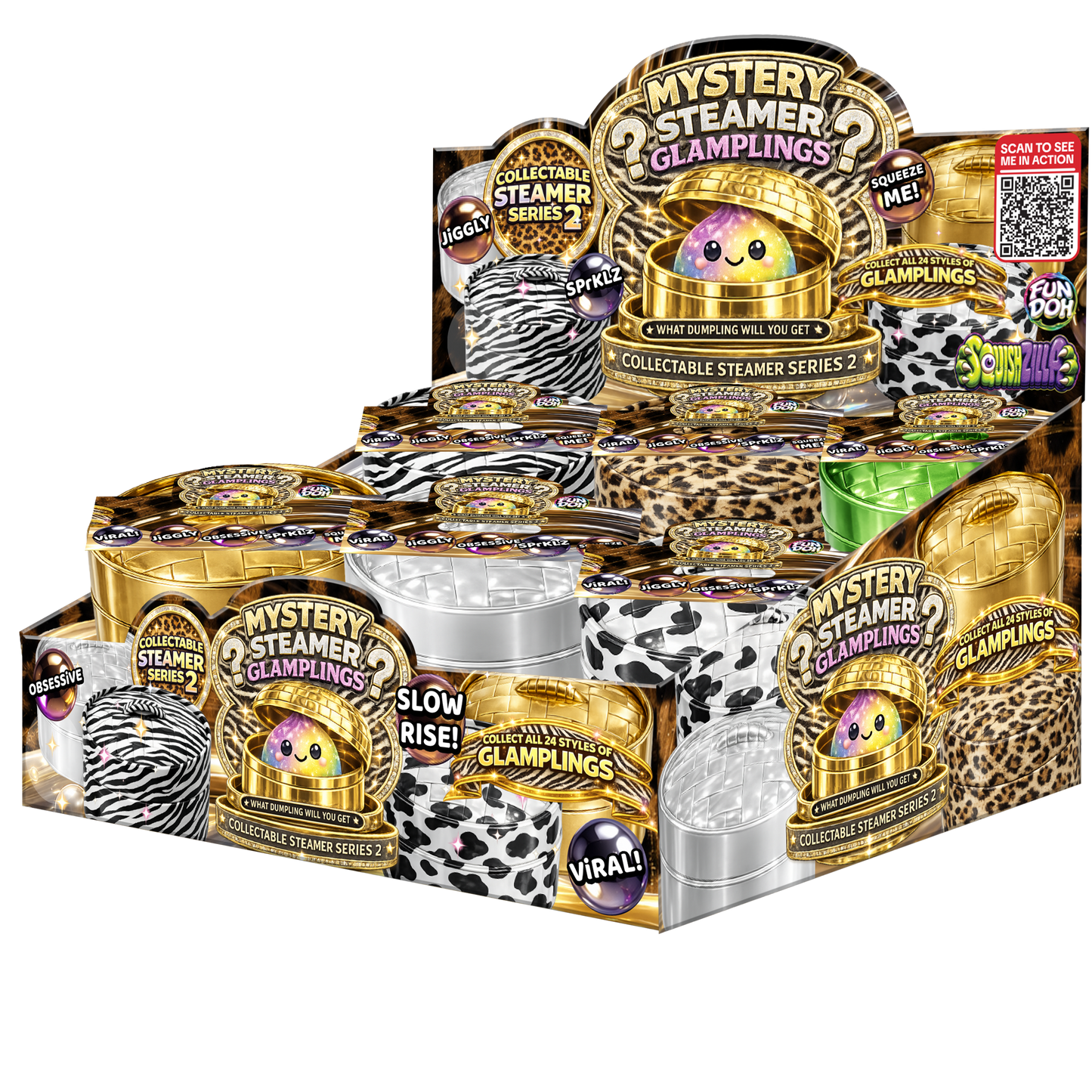 Mystery Dumpling Squishies - Collectable Steamers 2nd Addition
