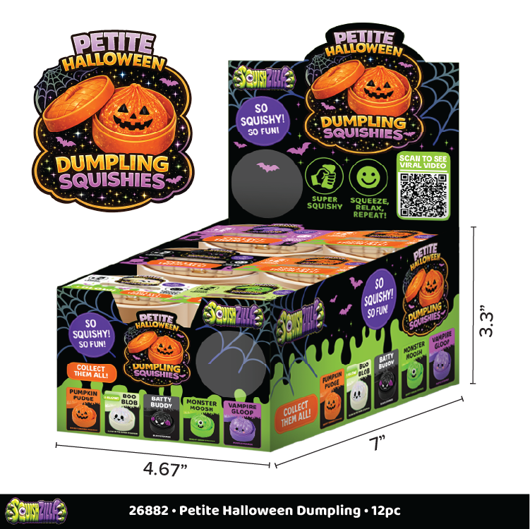 Mini Spooky Halloween Squishy Dumpling