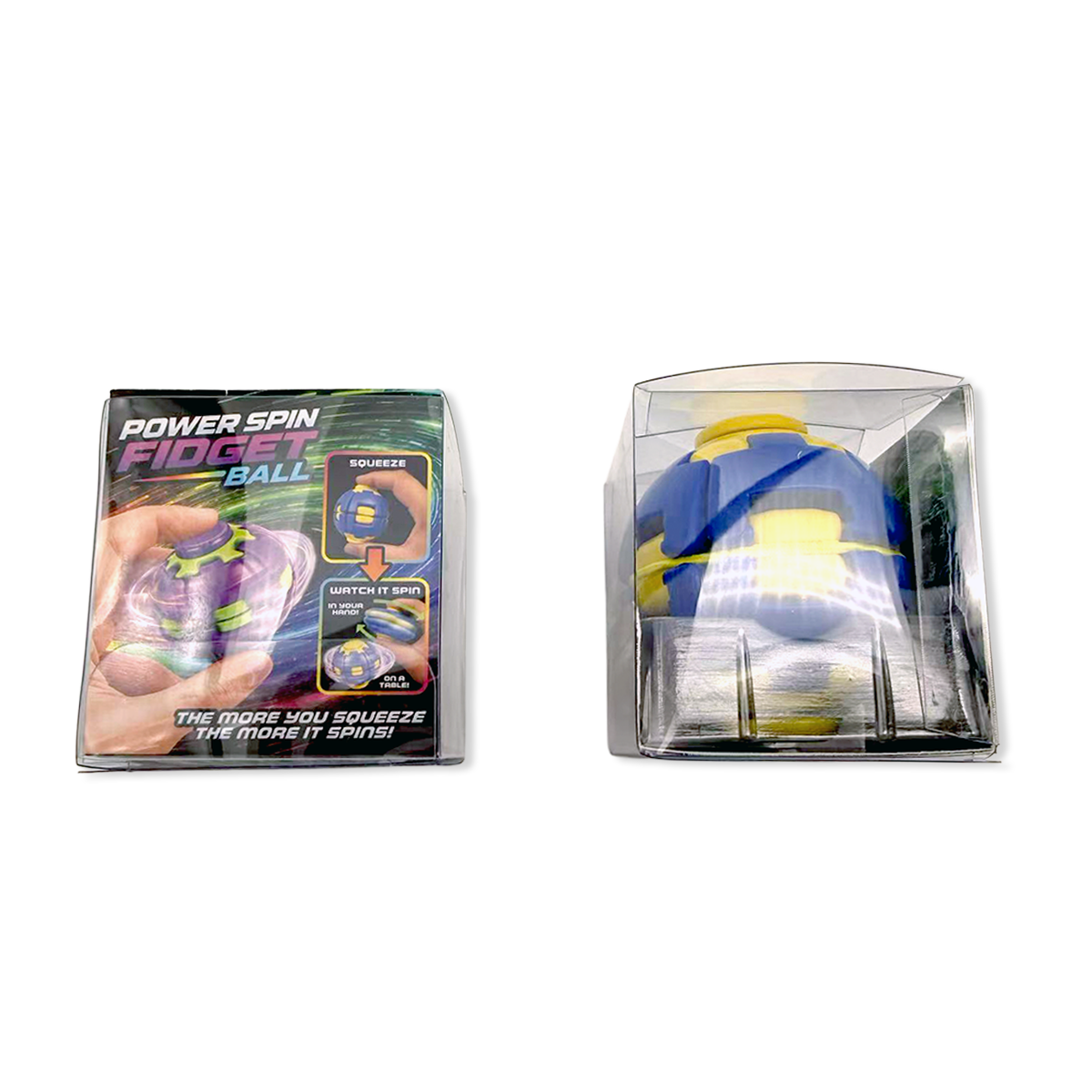 Power Spin Squeeze Fidget Ball