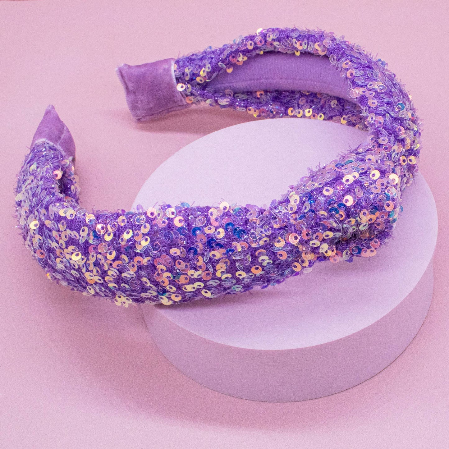 Sequin Knot Headbands - multiple colors