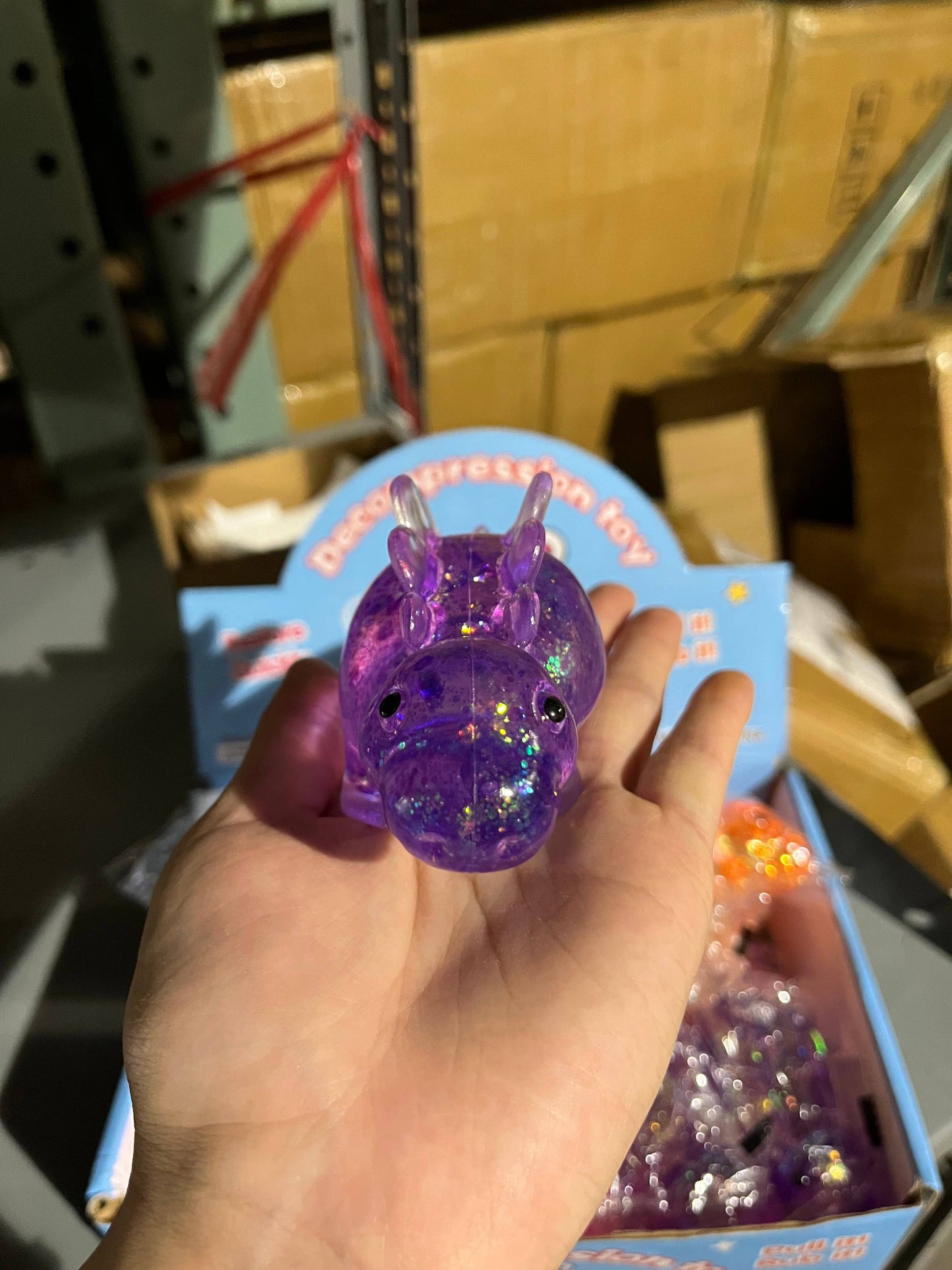 Sugar Squeeze Glitter Dinosaur
