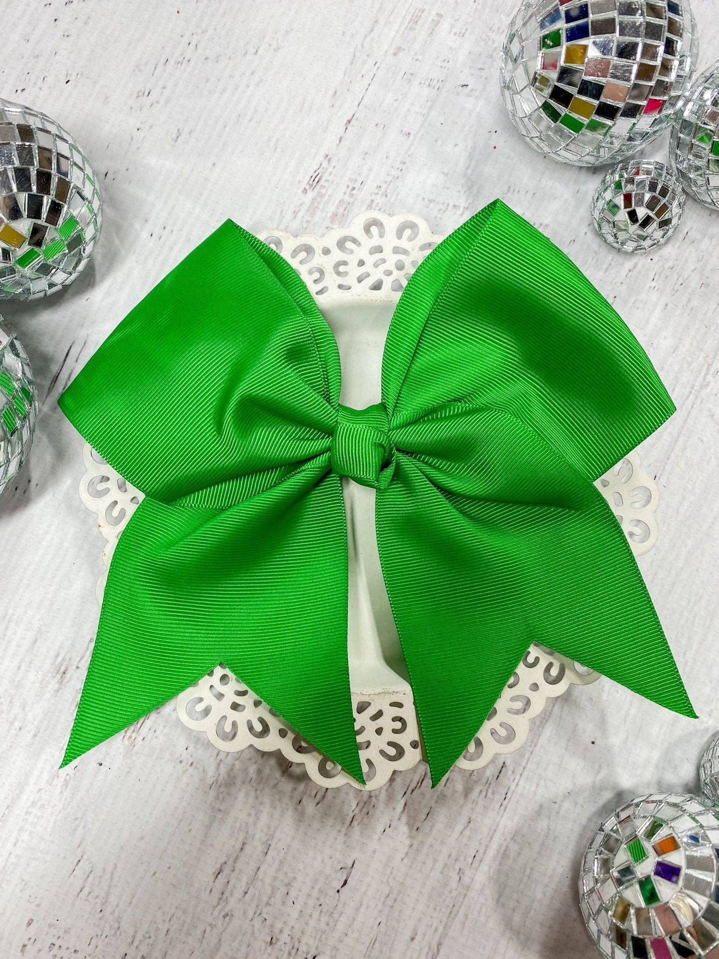 6" Solid Cheer Bow | Pony-O