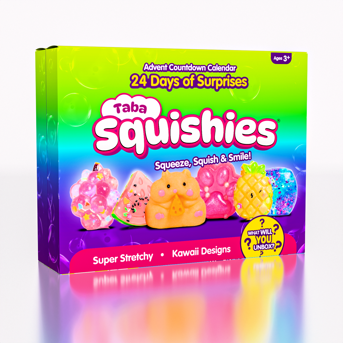 Taba Squishies® Fidget Toys 24-Day Advent Calendar (24pc)