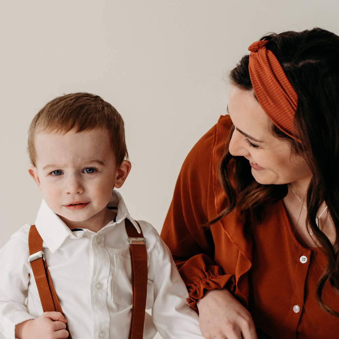 Matching Headbands - Rust